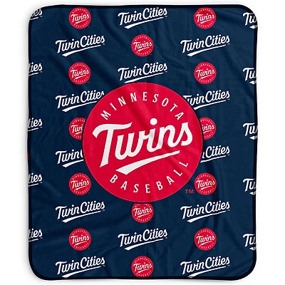 Pegasus Minnesota Twins 50" x 60" Repeat Wordmark Fleece Blanket