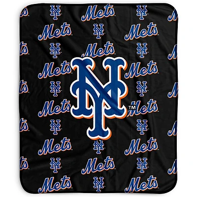 Pegasus New York Mets 50" x 60" Repeat Wordmark Fleece Blanket