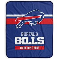 Pegasus Buffalo Bills 50" x 60" Stripes Personalized Fleece Blanket