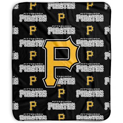 Pegasus Pittsburgh Pirates 50" x 60" Repeat Wordmark Fleece Blanket