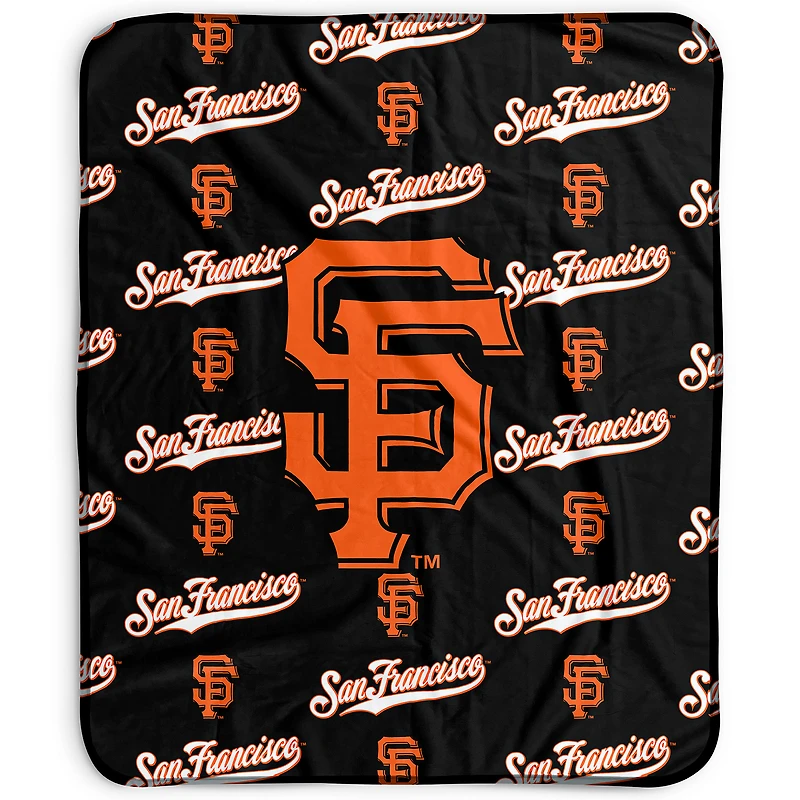 Pegasus San Francisco Giants 50" x 60" Repeat Wordmark Fleece Blanket