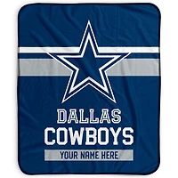 Pegasus Dallas Cowboys 50" x 60" Stripes Personalized Fleece Blanket