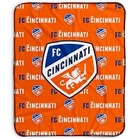 Pegasus FC Cincinnati 50" x 60" Repeat Wordmark Fleece Blanket