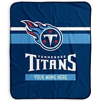 Pegasus Tennessee Titans 50" x 60" Stripes Personalized Fleece Blanket