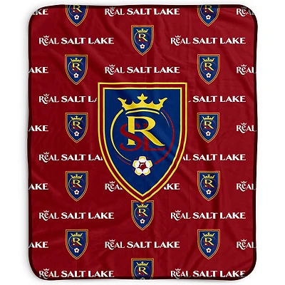 Pegasus Real Salt Lake 50" x 60" Repeat Wordmark Fleece Blanket