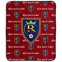 Pegasus Real Salt Lake 50" x 60" Repeat Wordmark Fleece Blanket