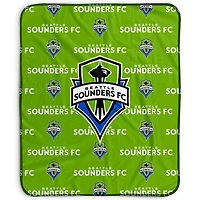 Pegasus Seattle Sounders FC 50" x 60" Repeat Wordmark Fleece Blanket