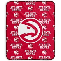 Pegasus Atlanta Hawks 50" x 60" Repeat Wordmark Fleece Blanket