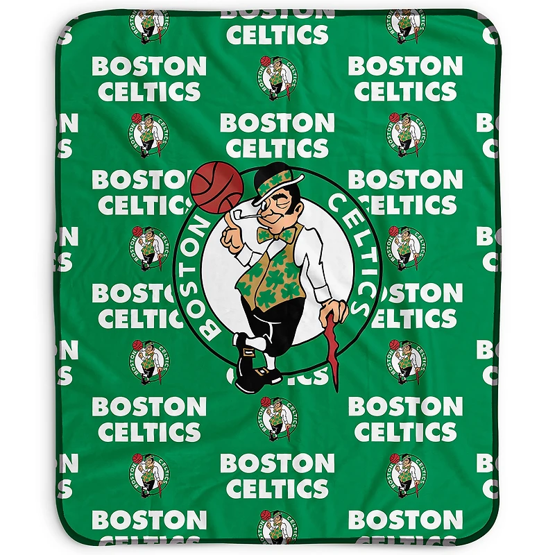 Pegasus Boston Celtics 50" x 60" Repeat Wordmark Fleece Blanket