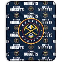 Pegasus Denver Nuggets 50" x 60" Repeat Wordmark Fleece Blanket