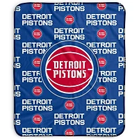Pegasus Detroit Pistons 50" x 60" Repeat Wordmark Fleece Blanket
