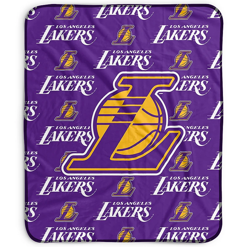 Pegasus Los Angeles Lakers 50" x 60" Repeat Wordmark Fleece Blanket