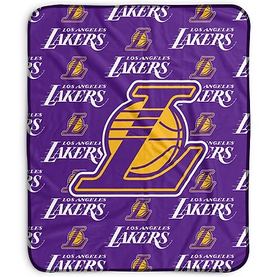 Pegasus Los Angeles Lakers 50" x 60" Repeat Wordmark Fleece Blanket
