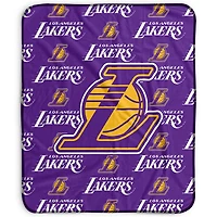 Pegasus Los Angeles Lakers 50" x 60" Repeat Wordmark Fleece Blanket