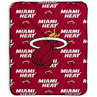 Pegasus Miami Heat 50" x 60" Repeat Wordmark Fleece Blanket