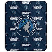 Pegasus Minnesota Timberwolves 50" x 60" Repeat Wordmark Fleece Blanket