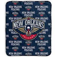 Pegasus New Orleans Pelicans 50" x 60" Repeat Wordmark Fleece Blanket