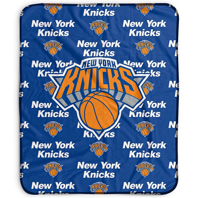 Pegasus New York Knicks 50" x 60" Repeat Wordmark Fleece Blanket