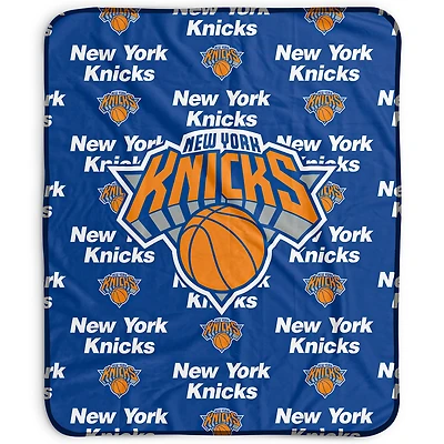 Pegasus New York Knicks 50" x 60" Repeat Wordmark Fleece Blanket