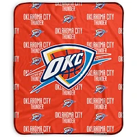 Pegasus Oklahoma City Thunder 50" x 60" Repeat Wordmark Fleece Blanket