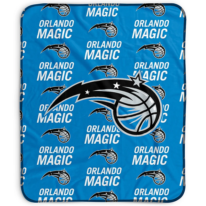 Pegasus Orlando Magic 50" x 60" Repeat Wordmark Fleece Blanket