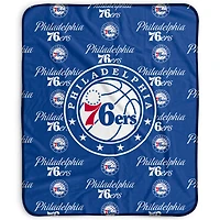 Pegasus Philadelphia 76ers 50" x 60" Repeat Wordmark Fleece Blanket