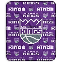 Pegasus Sacramento Kings 50" x 60" Repeat Wordmark Fleece Blanket