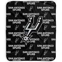Pegasus San Antonio Spurs 50" x 60" Repeat Wordmark Fleece Blanket
