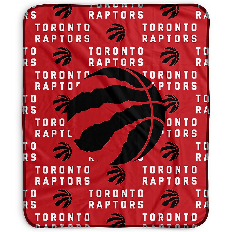 Pegasus Toronto Raptors 50" x 60" Repeat Wordmark Fleece Blanket