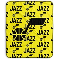 Pegasus Utah Jazz 50" x 60" Repeat Wordmark Fleece Blanket