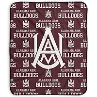 Pegasus Alabama A&M Bulldogs 50" x 60" Repeat Wordmark Fleece Blanket