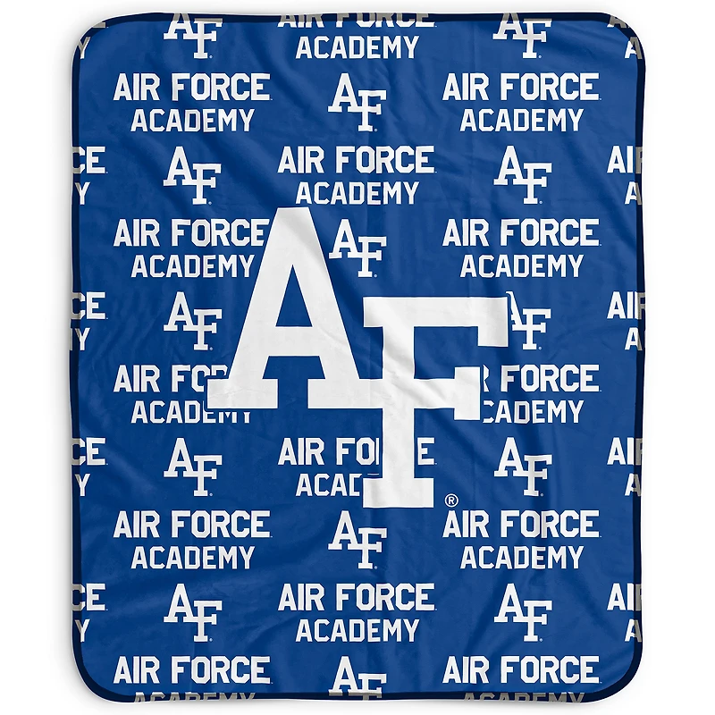 Pegasus Air Force Falcons 50" x 60" Repeat Wordmark Fleece Blanket