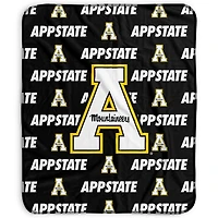 Pegasus Appalachian State Mountaineers 50" x 60" Repeat Wordmark Fleece Blanket