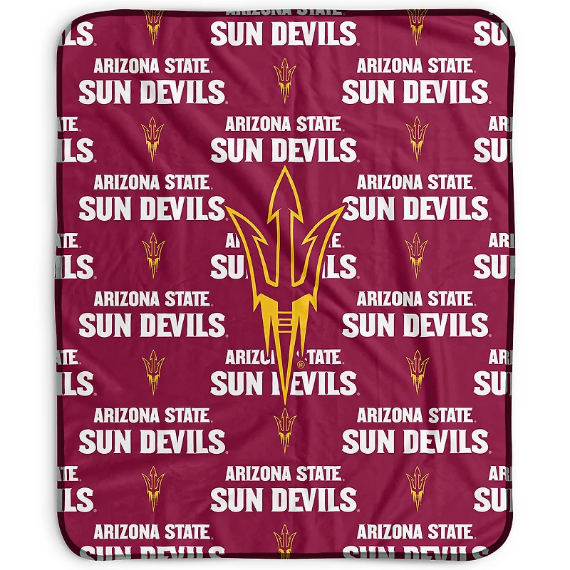 Pegasus Arizona State Sun Devils 50" x 60" Repeat Wordmark Fleece Blanket