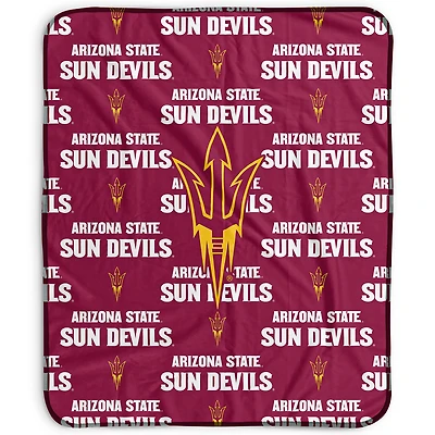 Pegasus Arizona State Sun Devils 50" x 60" Repeat Wordmark Fleece Blanket