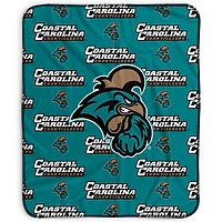 Pegasus Coastal Carolina Chanticleers 50" x 60" Repeat Wordmark Fleece Blanket