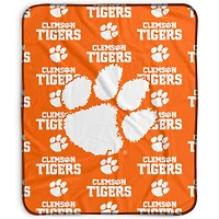 Pegasus Clemson Tigers 50" x 60" Repeat Wordmark Fleece Blanket