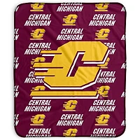 Pegasus Central Michigan Chippewas 50" x 60" Repeat Wordmark Fleece Blanket