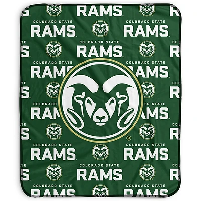 Pegasus Colorado State Rams 50" x 60" Repeat Wordmark Fleece Blanket