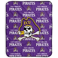 Pegasus ECU Pirates 50" x 60" Repeat Wordmark Fleece Blanket