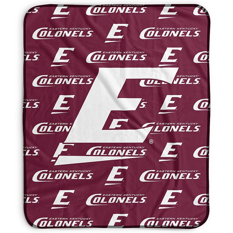 Pegasus Eastern Kentucky Colonels 50" x 60" Repeat Wordmark Fleece Blanket