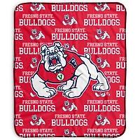 Pegasus Fresno State Bulldogs 50" x 60" Repeat Wordmark Fleece Blanket