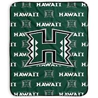 Pegasus Hawaii Rainbow Warriors 50" x 60" Repeat Wordmark Fleece Blanket