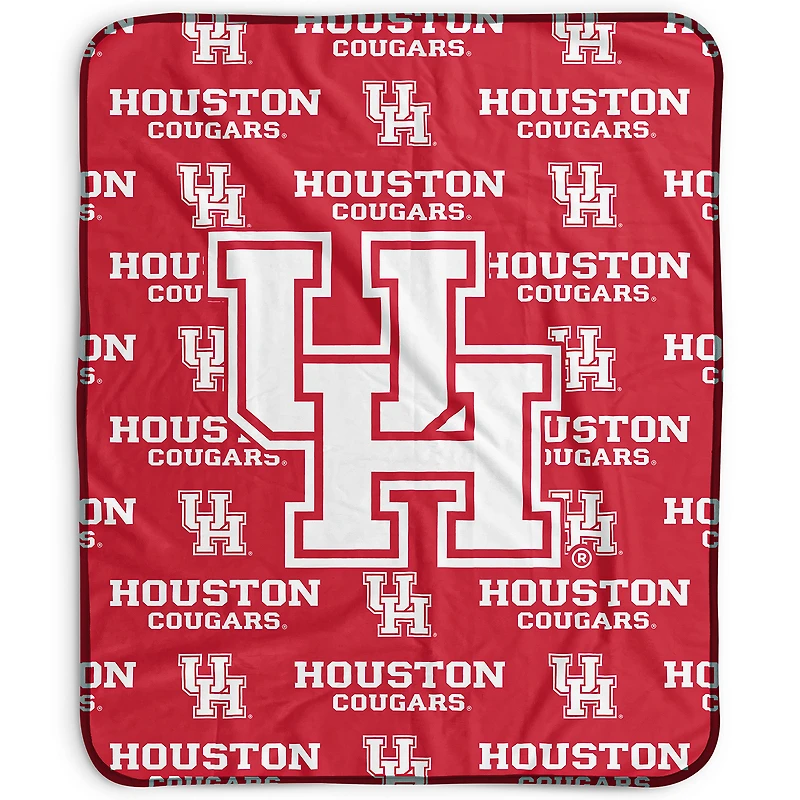 Pegasus Houston Cougars 50" x 60" Repeat Wordmark Fleece Blanket