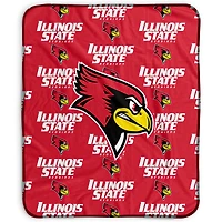 Pegasus Illinois State Redbirds 50" x 60" Repeat Wordmark Fleece Blanket