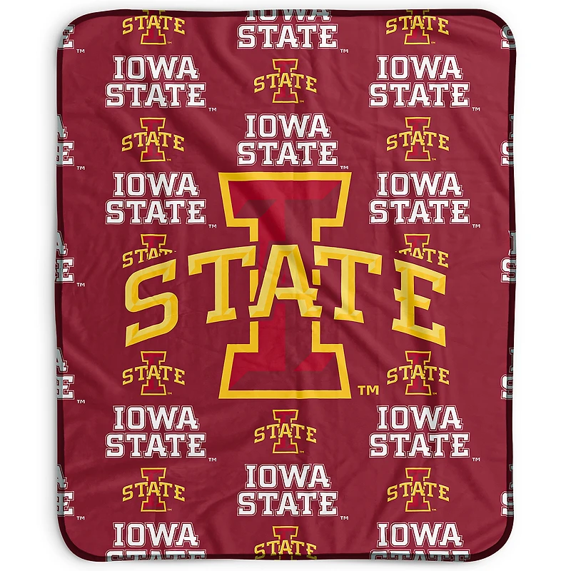 Pegasus Iowa State Cyclones 50" x 60" Repeat Wordmark Fleece Blanket
