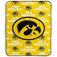 Pegasus Iowa Hawkeyes 50" x 60" Repeat Wordmark Fleece Blanket