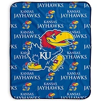 Pegasus Kansas Jayhawks 50" x 60" Repeat Wordmark Fleece Blanket