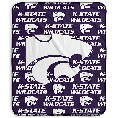 Pegasus Kansas State Wildcats 50" x 60" Repeat Wordmark Fleece Blanket