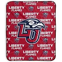 Pegasus Liberty Flames 50" x 60" Repeat Wordmark Fleece Blanket